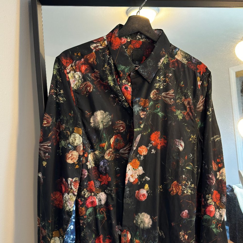H&M / Floral Pattern Shirt / M / Never Worn